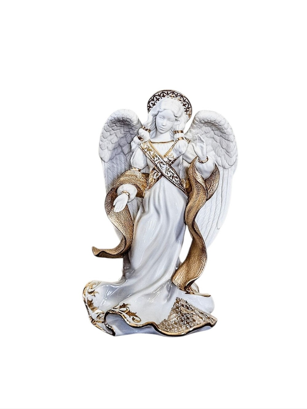 LENOX First Blessing Nativity Angel of Peace Porcelain Christmas Figurine 863067